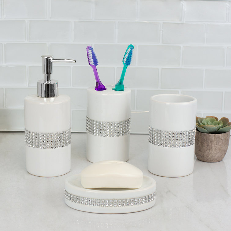 Etta Avenue™ Tristen Luxury 4 Piece Bathroom Accessory Set & Reviews
